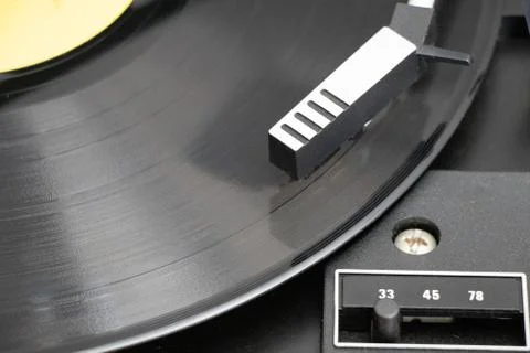 Needle Playing Record Stock Photos