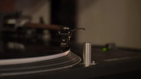 Needle on a record player Stock Footage 54740618