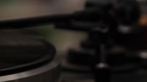 Needle Returns to Resting Place Stock Footage 61440931