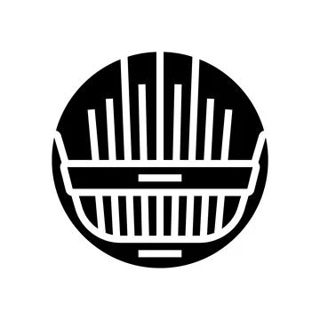 Needle set glyph icon vector illustration Illustrazione stock