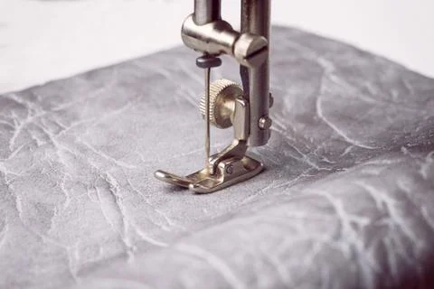 Needle from sewing machine Stock Photos