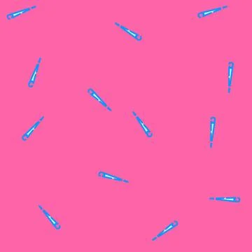 Needle thread embroidery hobby vector seamless pattern Stock Illustration