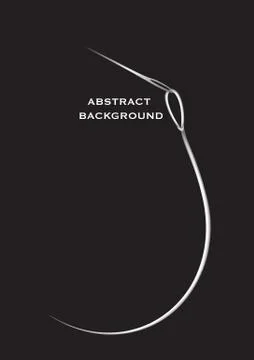 Needle with thread Stock Illustration