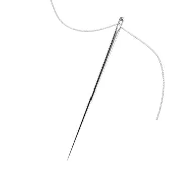 Needle with thread Stock Illustration