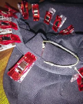 Needle with a thread Stock Photos