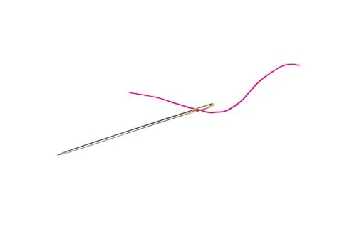 Needle with thread . Stock Photos