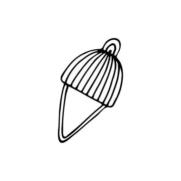 Needle threading tool line art. Sewing item. Tailor profession. Hand drawn ve Stock Illustration