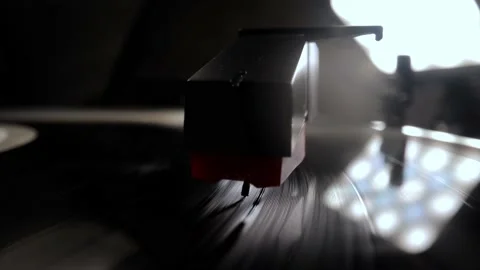 The needle of a turntable record player in close-up 스톡 동영상 151213823