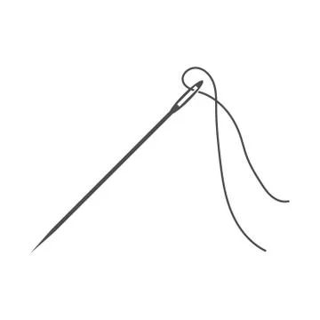 Needle vector icon Stock Illustration
