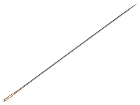 Needle with yellow eye and sharp tip 写真素材