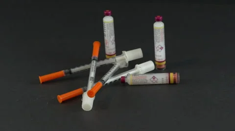Needles and Insulin Pan Vidéo 40632508