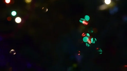 Needles on the branches of a spruce tree move in the wind against the backgro Stock Footage 120146013