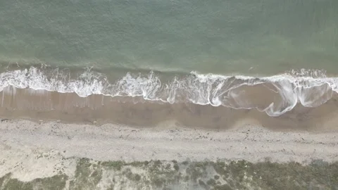 Needles Isle of Wight Needles cliff - Drone - 12 Video stock 203830286