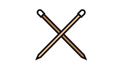 Needles knitting wool color icon animation 스톡 동영상 326097528