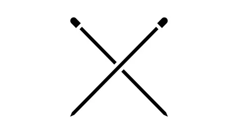 Needles knitting wool glyph icon animation 스톡 동영상 326155734