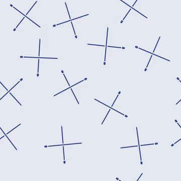 Needles knitting wool glyph seamless pattern Illustrazione stock