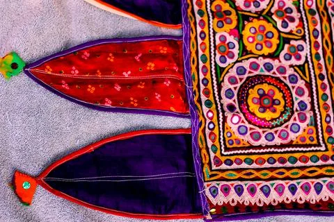 Needlework pattern and back,traditional Hungarian matyo embroidery motifs.han Stock Photos
