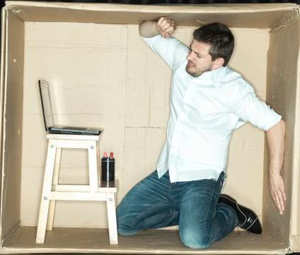 Needs more space to work Stock Photos