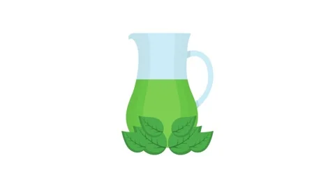 Neem Juice icon animation for motion graphics. Foods and Drinks Icons Stock Footage 147990715