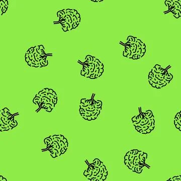 Neem tree jungle amazon vector seamless pattern Stock Illustration