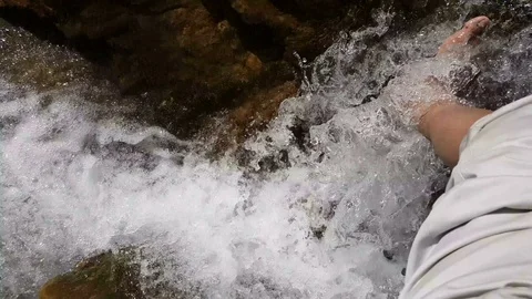 Neer Falls, Rishikesh 库存影片 106739285