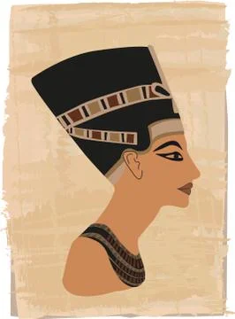 Nefertiti Stock Illustration