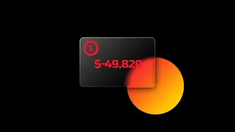 Negative Account Balance Stock-Footage 336063556