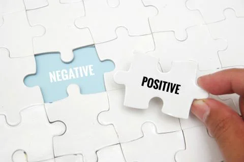 NEGATIVE AND POSITIVE Stock Photos