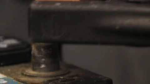Negative battery cable Stock-Footage 1038359