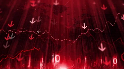 Negative business network with arrows Stock Footage 319887028