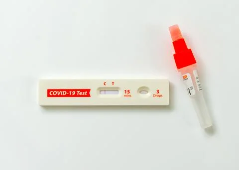 A Negative Covid 19 Test Result Foto stock