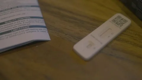 Negative Covid Test Stock Footage 286813365