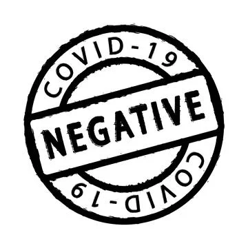 Negative Covid Test Stock Illustration