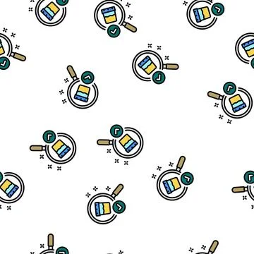 Negative drug test vector seamless pattern 스톡 일러스트
