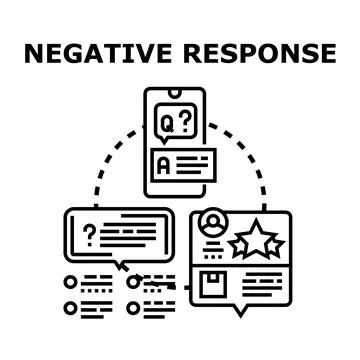 Negative feedback and bad customer review concept 库存插图