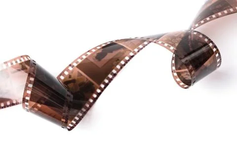Negative film isolated Stock Photos