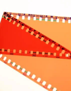 Negative films Stock Photos