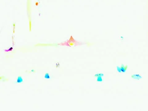 Negative image - Abstract blurring light show of lanterns and rotating luminous Stock Photos