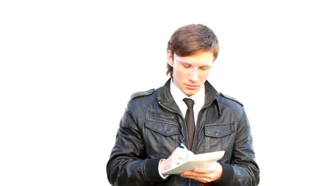 Negative inspector Video stock 1047106