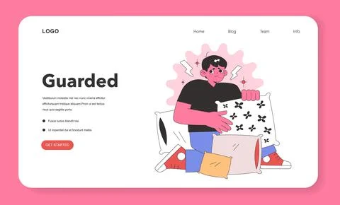 Negative Personality Traits concept. Flat vector illustration. イラスト素材