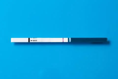 Negative pregnancy test Stock Photos