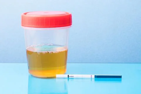 Negative pregnancy test Stock Photos