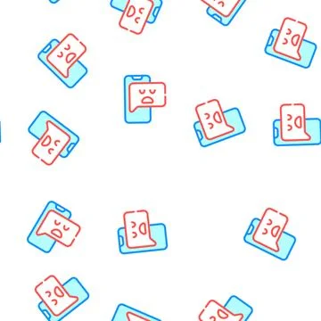 Negative review color icon vector isolated illustration Illustrazione stock