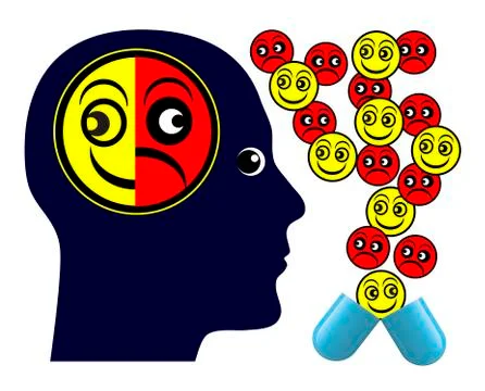 Negative Side Effects Illustrazione stock