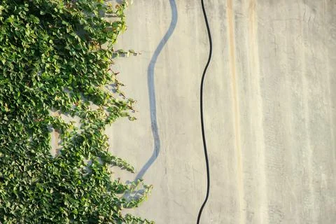 Negative space on a cement wall Stock Photos