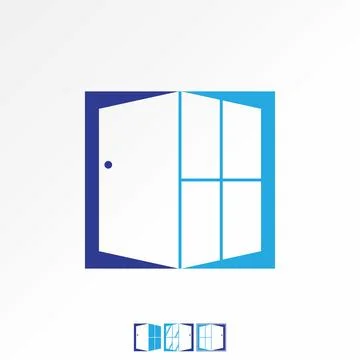 Negative space door and window home project aesthetic interior exterior house Ilustración de archivo