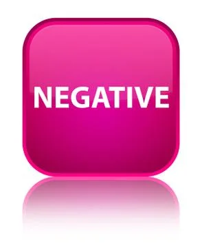 Negative special pink square button Stock Illustration