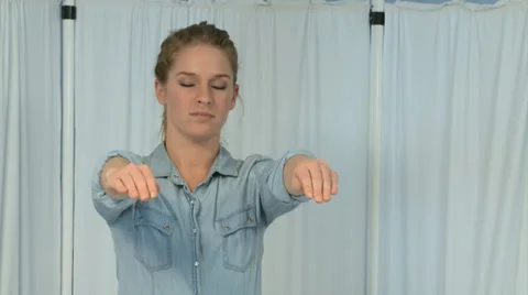 NEGATIVE STROKE TEST Stock Footage 35838615