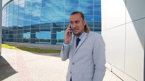 Negative talk on the phone Stock Footage 77585542