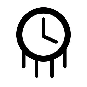 Negative time consumption icon. Vector. Stock Illustration